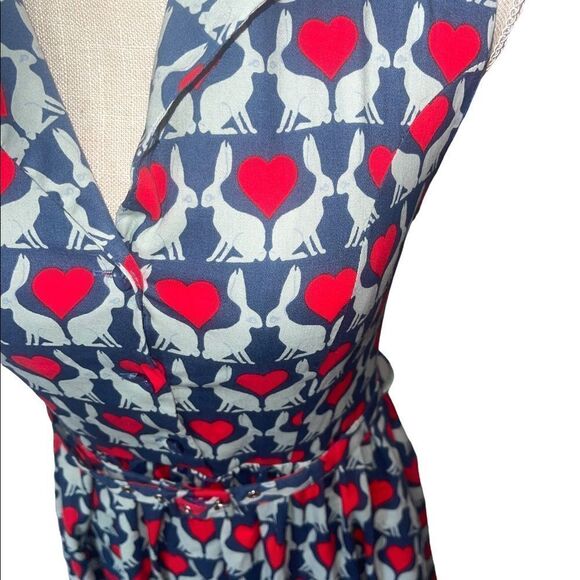 Lindy Bop Matilda Dress In Rabbit Love Size 4 - Picture 9 of 14